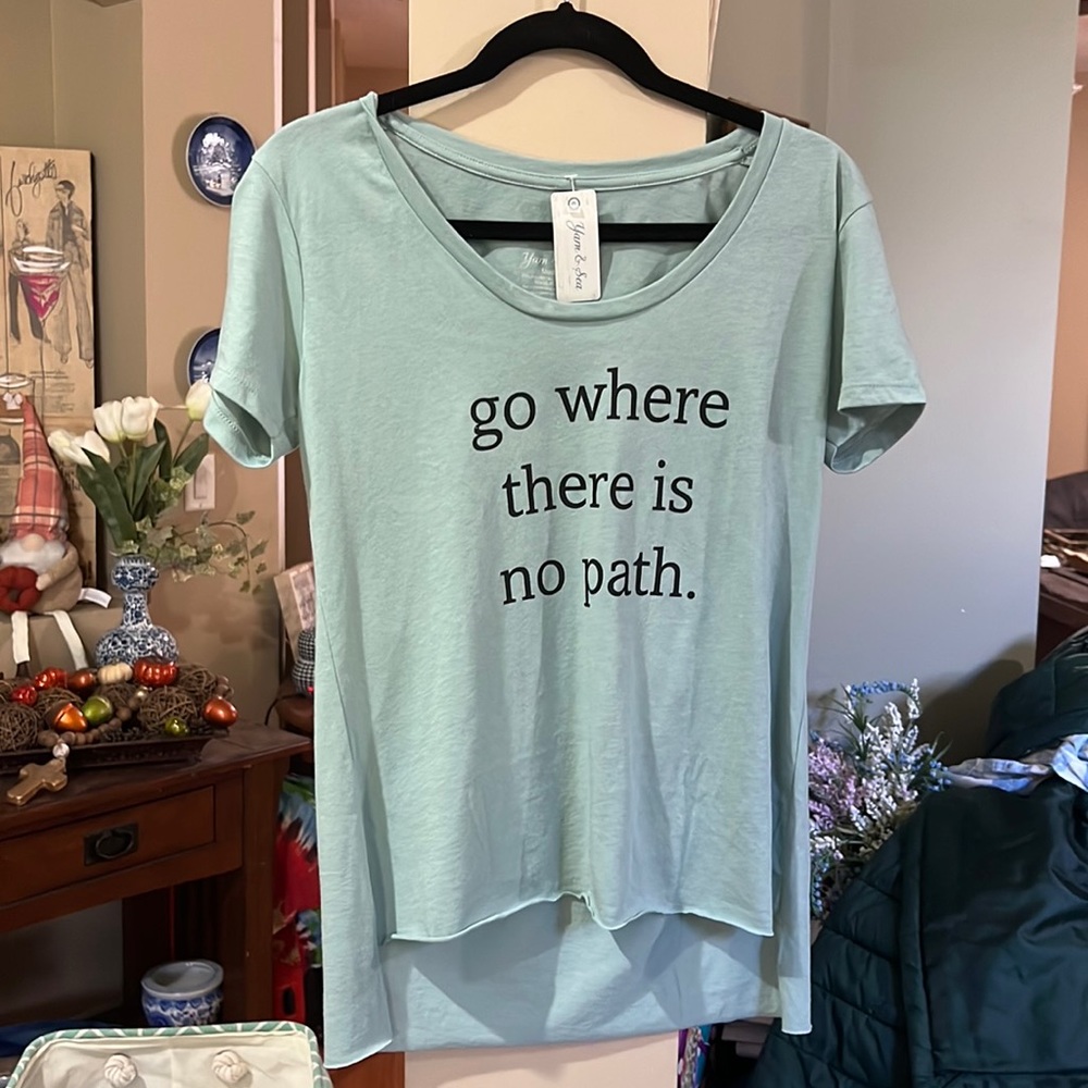 NWT Dage green t shirt
